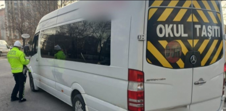 Kayseri'de, okul servislerine s�k� denetim