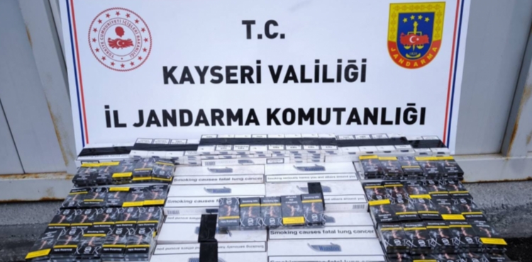 Kayseri'de ka�ak sigara operasyonu: 1 g�zalt�