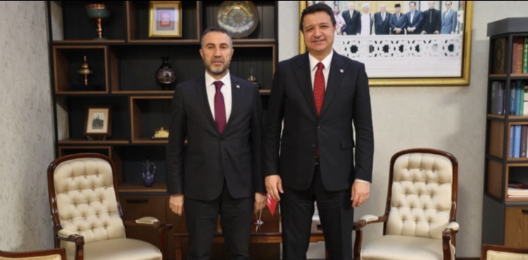 SP �l Ba�kan� Altun'dan Genel Ba�kan Ar�kan'a ziyaret