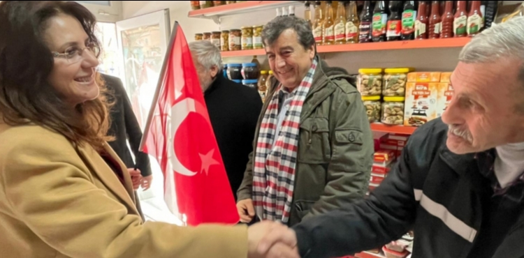 CHP �l Ba�kan� �zer�den Yahyal��da esnaf ziyareti