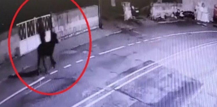 Forkliftle kuyumcu d�kkan�n� soyan h�rs�z, e�ekle olay yerinden ka�m��