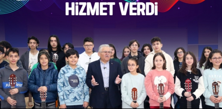 B�Y�K�EH�R KONSERVATUVARI, 2025 YILINDA 5 B�N 655 K���YE SANATLA DOKUNDU