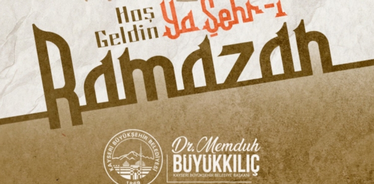 BA�KAN B�Y�KKILIǒTAN �RAMAZAN-I �ER�F� MESAJI