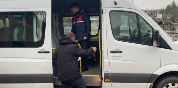 Hac�lar�da ��renci servislerinde denetim