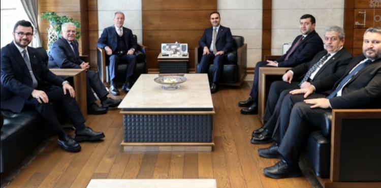 BA�KAN B�Y�KKILI� BA�KENTTE, SANAY� VE TEKNOLOJ� BAKANI KACIR �LE G�R��T�