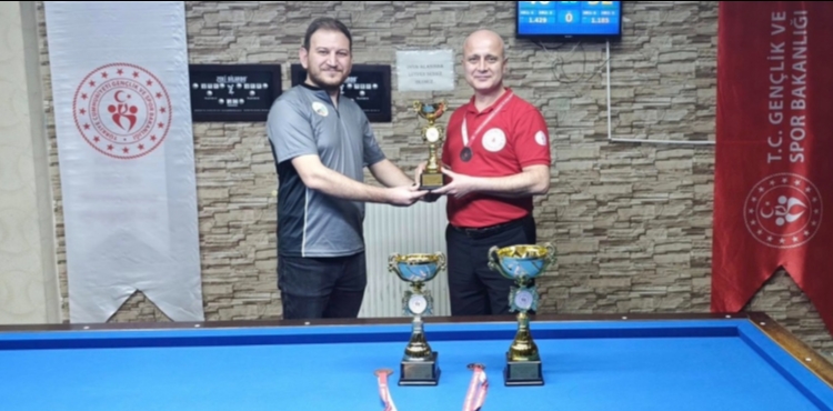 Kayseri�de 3 Bant Bilardo �l �ampiyonas� tamamland�