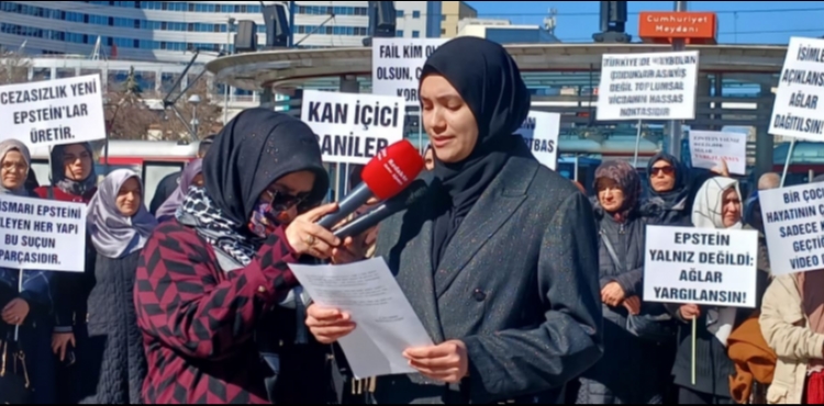 Erciyes Kad�n Platformu�ndan Epstein dosyalar�na tepki