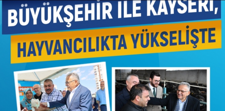 B�Y�K�EH�R �LE KAYSER�, HAYVANCILIKTA Y�KSEL��TE: KOYUN, ARI, MANDA, TAVUK�