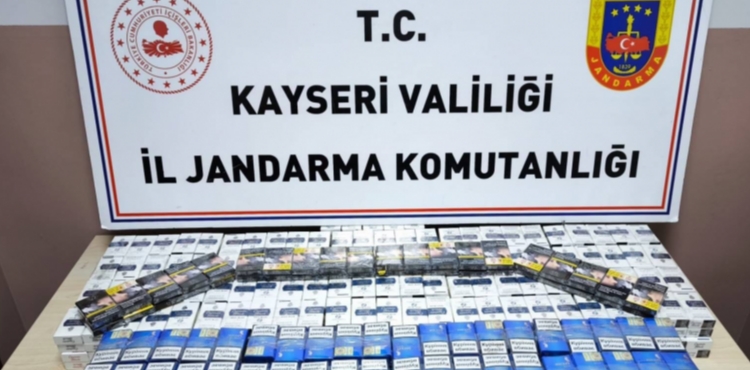 Kayseri�de 619 paket ka�ak sigara ele ge�irildi