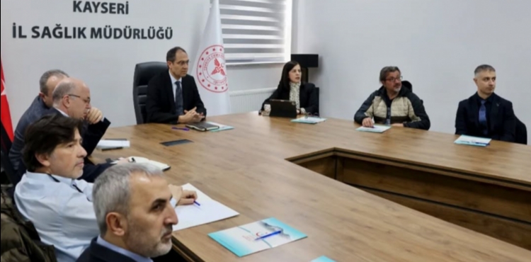 �l Sa�l�k M�d�r� Er�an ba�kanl���nda ASKOM toplant�s�