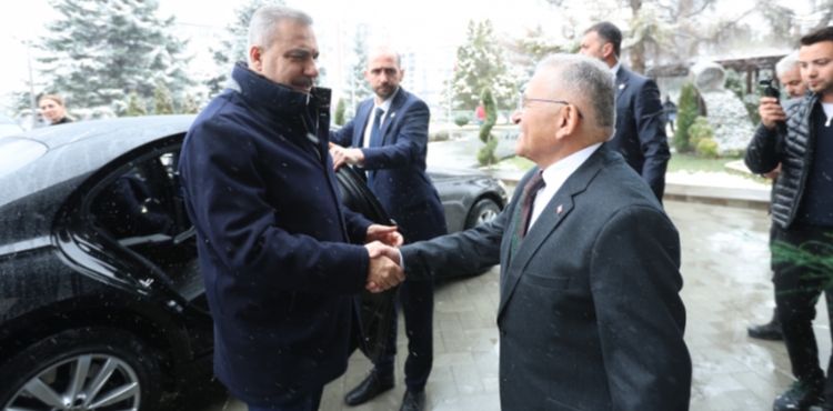 DI���LER� BAKANI F�DAN�DAN BA�KAN B�Y�KKILIǒA Z�YARET