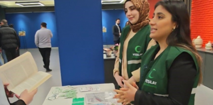 Kayseri Ye�ilay�dan �Ba��ms�zl�k Bahar�� sanat sergisi