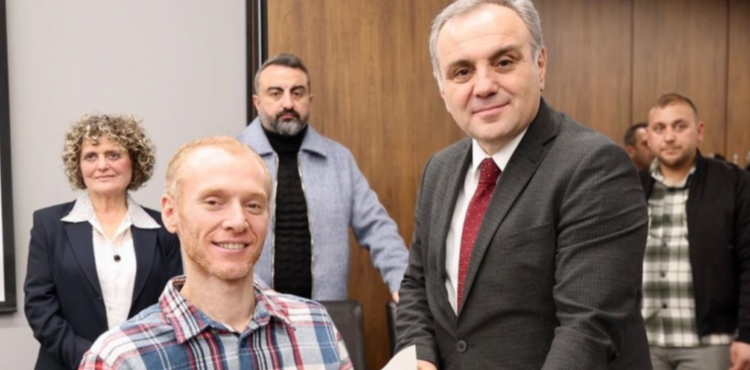 Ba�savc� Korkmaz ve Rekt�r Prof. Dr. Altun, �zel Gereksinimli ��renciler ile �ftar Yapt�