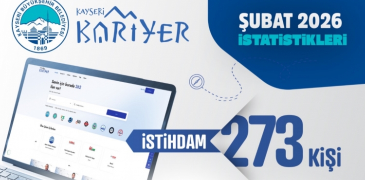 Kayseri Kariyer Merkezi, �ubat ay�nda 273 vatanda��n istihdam�na arac� oldu 