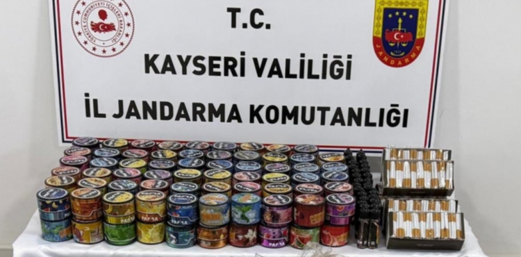 Kayseri'de 1 ki�iye ka�ak t�t�n g�zalt�s�