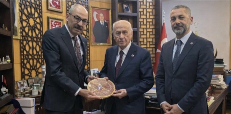 KTO Ba�kan� G�lsoy'dan MHP Genel Ba�kan� Bah�eli'ye ziyaret