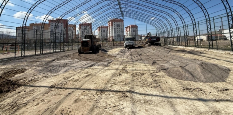 �ncesu'da hal� saha projesi hayata ge�iyor