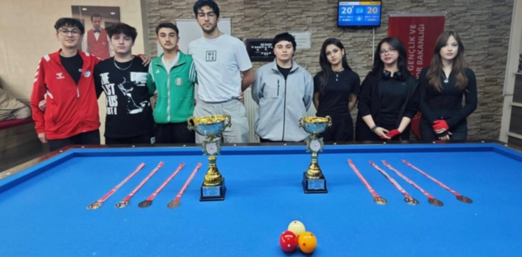 Bilardo Gen�ler �l Birincili�i m�sabakalar� tamamland�
