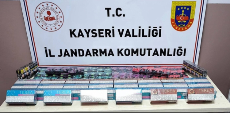 Kayseri�de 1 ki�iye ka�ak sigara g�zalt�s�