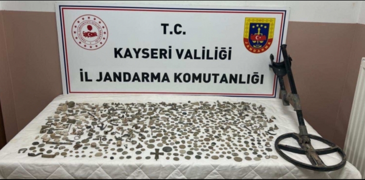 Kayseri�de tarihi eser operasyonu: 1 g�zalt�