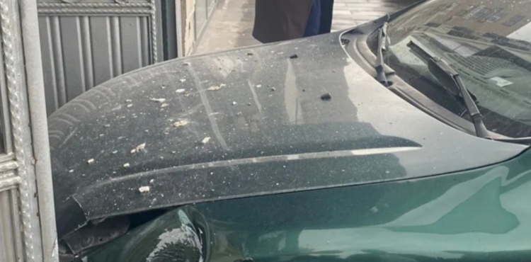 Otomobil i� merkezine girdi