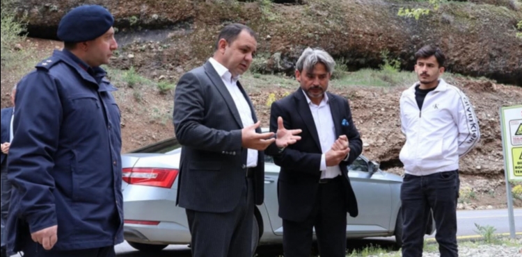 Yahyal� Kaymakam� G�ltekin�den rafting turlar� �ncesi inceleme