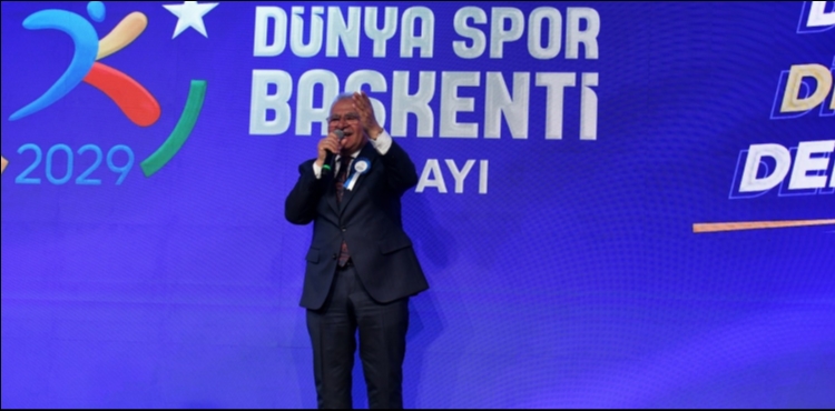 BA�KAN B�Y�KKILIǒIN SPOR D�PLOMAS�S�: KAYSER�, 2029 D�NYA SPOR BA�KENTL��� ���N G�N SAYIYOR