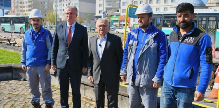 BA�KAN B�Y�KKILI�, 11 ADET YAYA �ST GE��D� PROJES�N�N �LK ETAP �ALI�MALARINI �NCELED�