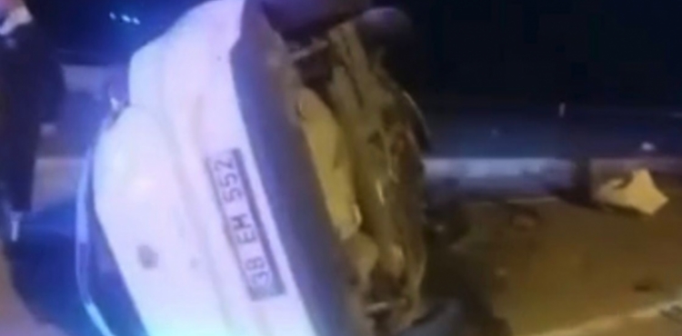 Kayseri�de otomobil devrildi: 1 yaral�