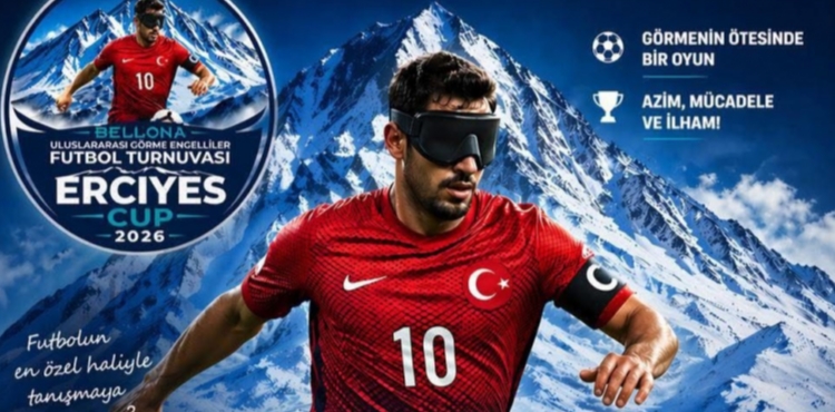 Kayseri�de g�rme engelliler futbolunda uluslararas� heyecan