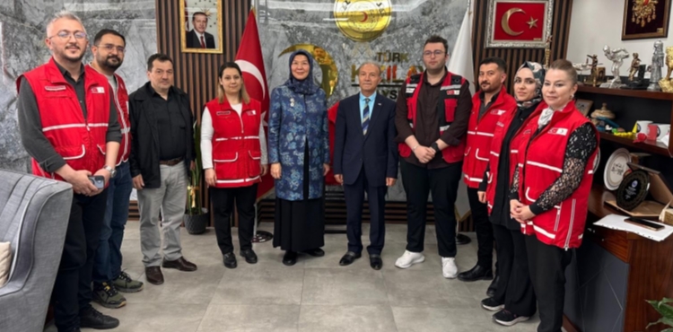 T�RK KIZILAY KAYSER� �L MERKEZ�M�ZDE KOORD�NASYON TOPLANTISI GER�EKLE�T�R�LD�.