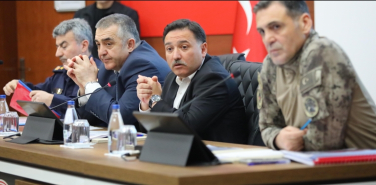 Kent G�venlik Dan��ma Kurulu Vali �i�ek Ba�kanl���nda Topland�