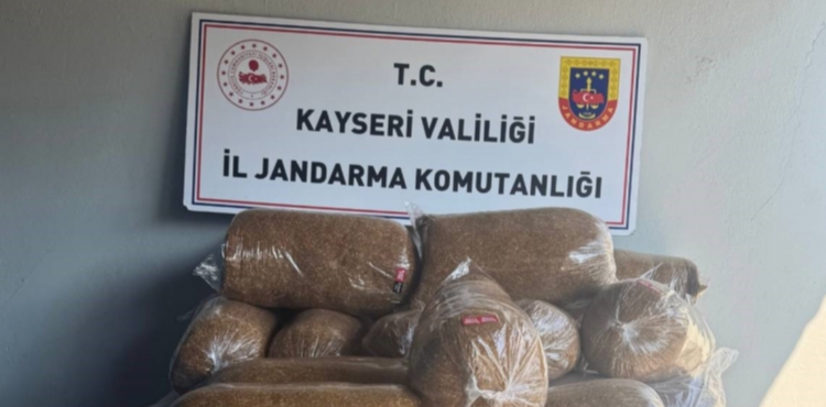 Kayseri�de 350 kilo ka�ak t�t�n ele ge�irildi