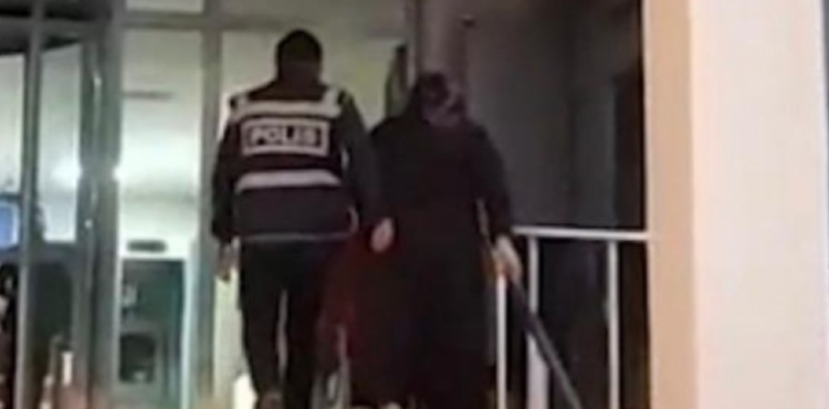 Kayseri�de bah�ede bulunan �antay� alan ��pheli yakaland�