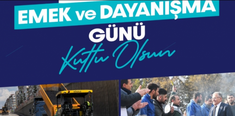 BA�KAN B�Y�KKILI�: �1 MAYIS EMEK VE DAYANI�MA G�NܒN� KUTLUYORUM. �Y� K� VARSINIZ�