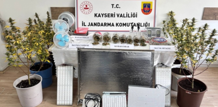 Kayseri�de uyu�turucu operasyonu: 1 g�zalt�