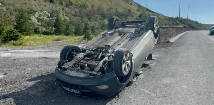KAYSERݒDE OTOMOB�L DEVR�LD�: 1 YARALI