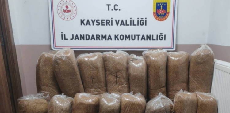 Kayseri�de Yol Kontrol�nde 510 Kilo Ka�ak T�t�n Ele Ge�irildi