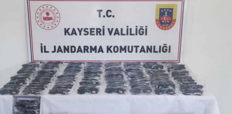 Kayseri�de 3 Milyon TL De�erinde Ka�ak G�ne� G�zl��� Ele Ge�irildi