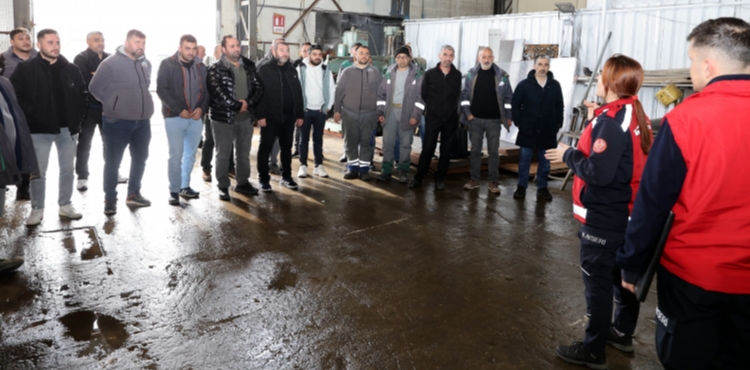 TALAS�TA ����LERE YANGIN E��T�M�