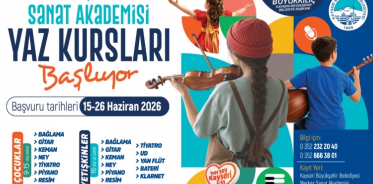 B�Y�K�EH�R KONSERVATUVARI�NDA YAZ KURSLARI ���N KAYIT HEYECANI BA�LIYOR
