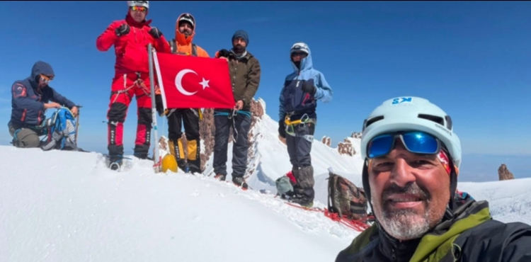 Erciyes Kuzey Buzulu T�rman��� Ba�ar�yla Tamamland�
