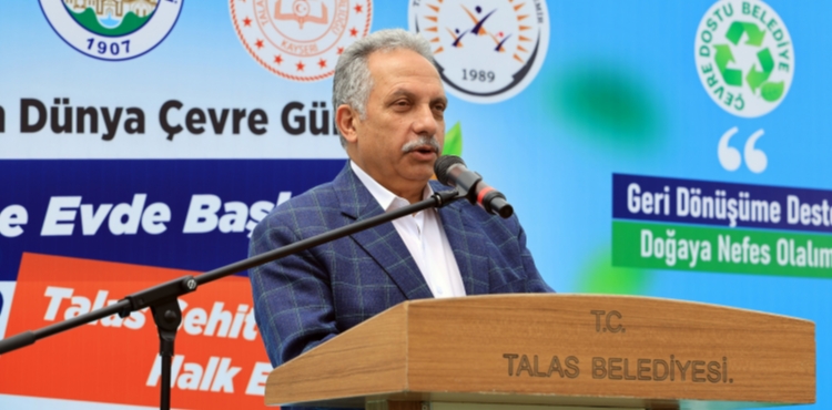 TALAS�TA �EVRE B�L�NC� SANATLA BULU�UYOR