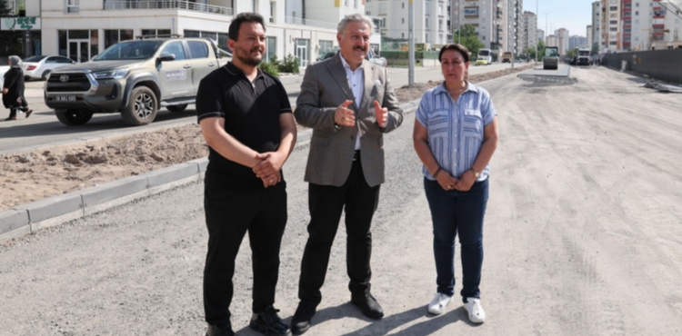 MEL�KGAZ� BELED�YES�, YILDIRIM BEYAZIT MAHALLESݒNE YAPTI�I YEN� YOL �LE ULA�IMI RAHATLATACAK