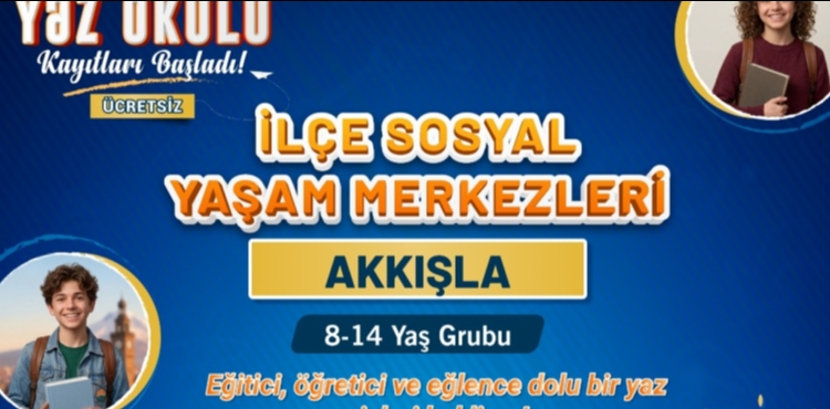 B�Y�K�EH�R KAYMEK��N �L�E SOSYAL YA�AM MERKEZLER� YAZ OKULU KAYITLARI BA�LADI