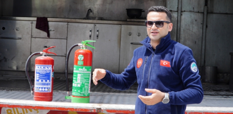 ERC�YES A.�. PERSONEL�NE UYGULAMALI YANGIN E��T�M�