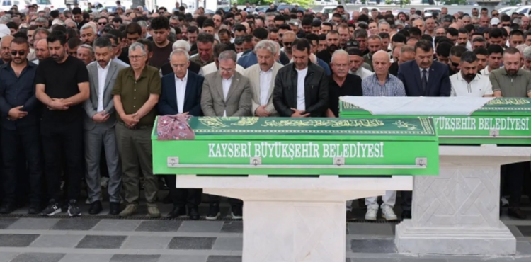 Kayseri�de hayat�n� kaybeden i� insan� Ba�kal, son yolculu�una u�urland�