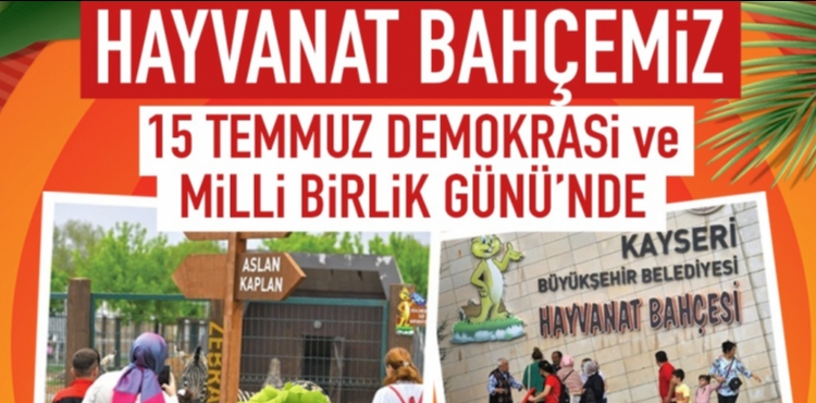 B�Y�K�EH�R��N HAYVANAT BAH�ES�, 15 TEMMUZ�DA KAPILARINI �CRETS�Z OLARAK A�ACAK