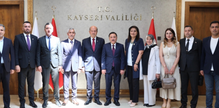 KKTC 5�inci Cumhurba�kan� Say�n Ersin Tatar�dan Vali �i�ek�e Ziyaret