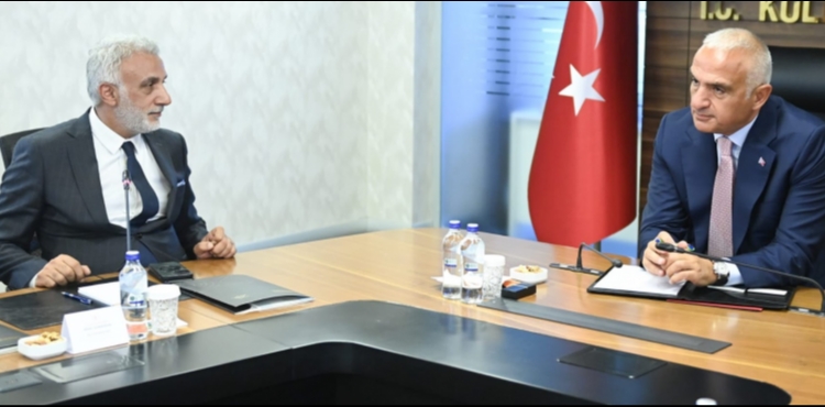 RATEM Heyetinden K�lt�r ve Turizm Bakan� Mehmet Nuri Ersoy�a Ziyaret